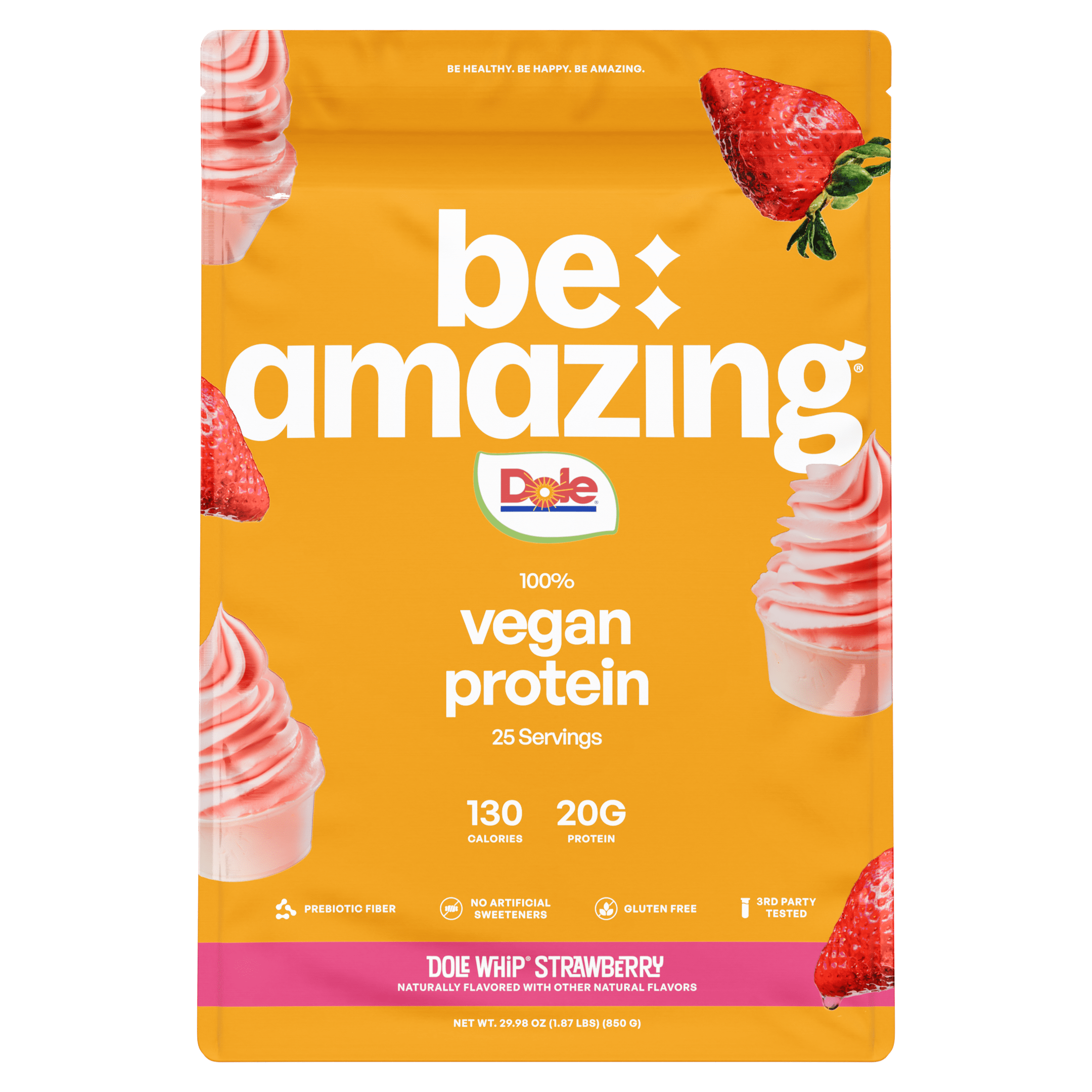 Vegan Protein Powder – Plant-Based, 20g Protein, Natural Vanilla