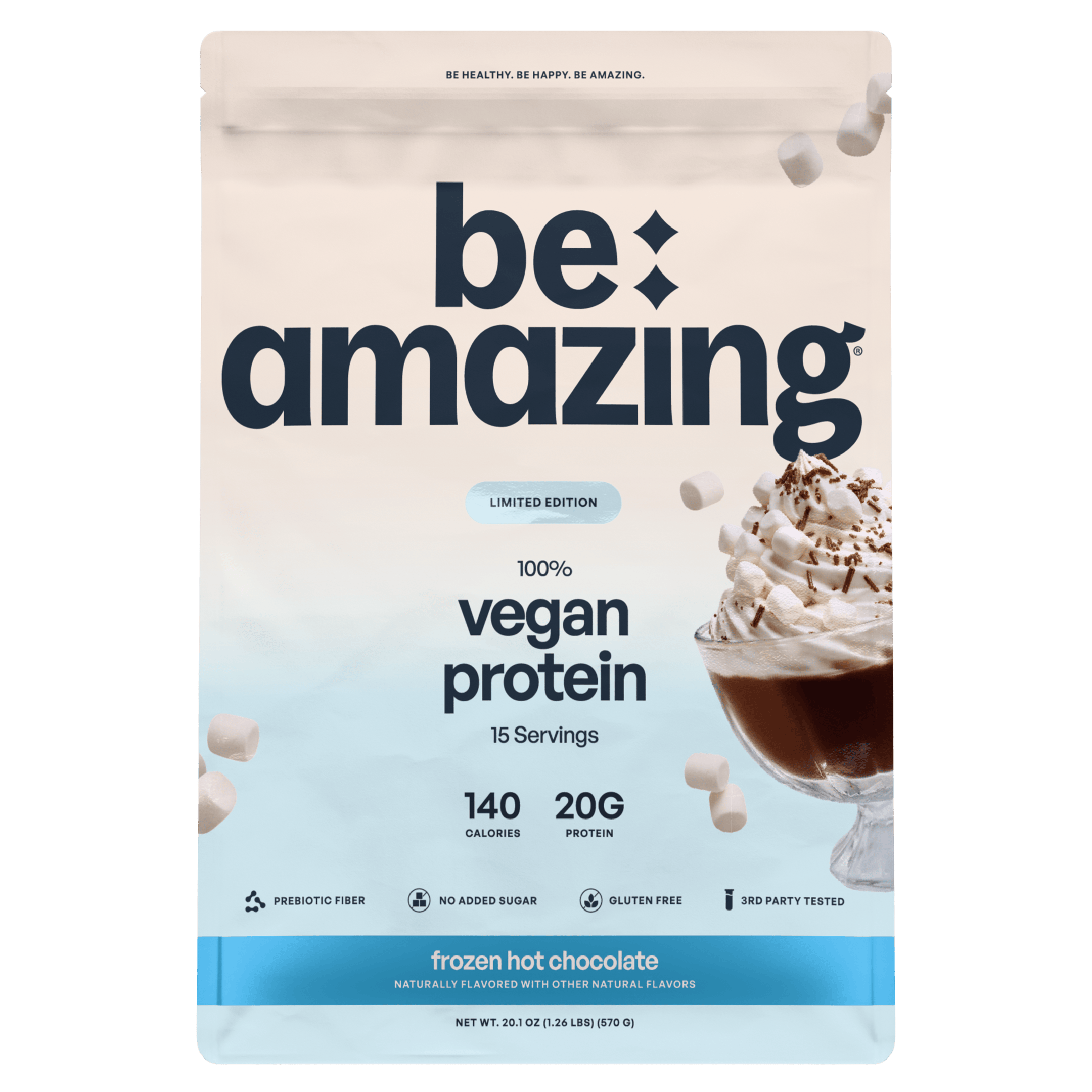 Vegan Protein Powder – Plant-Based, 20g Protein, Natural Vanilla