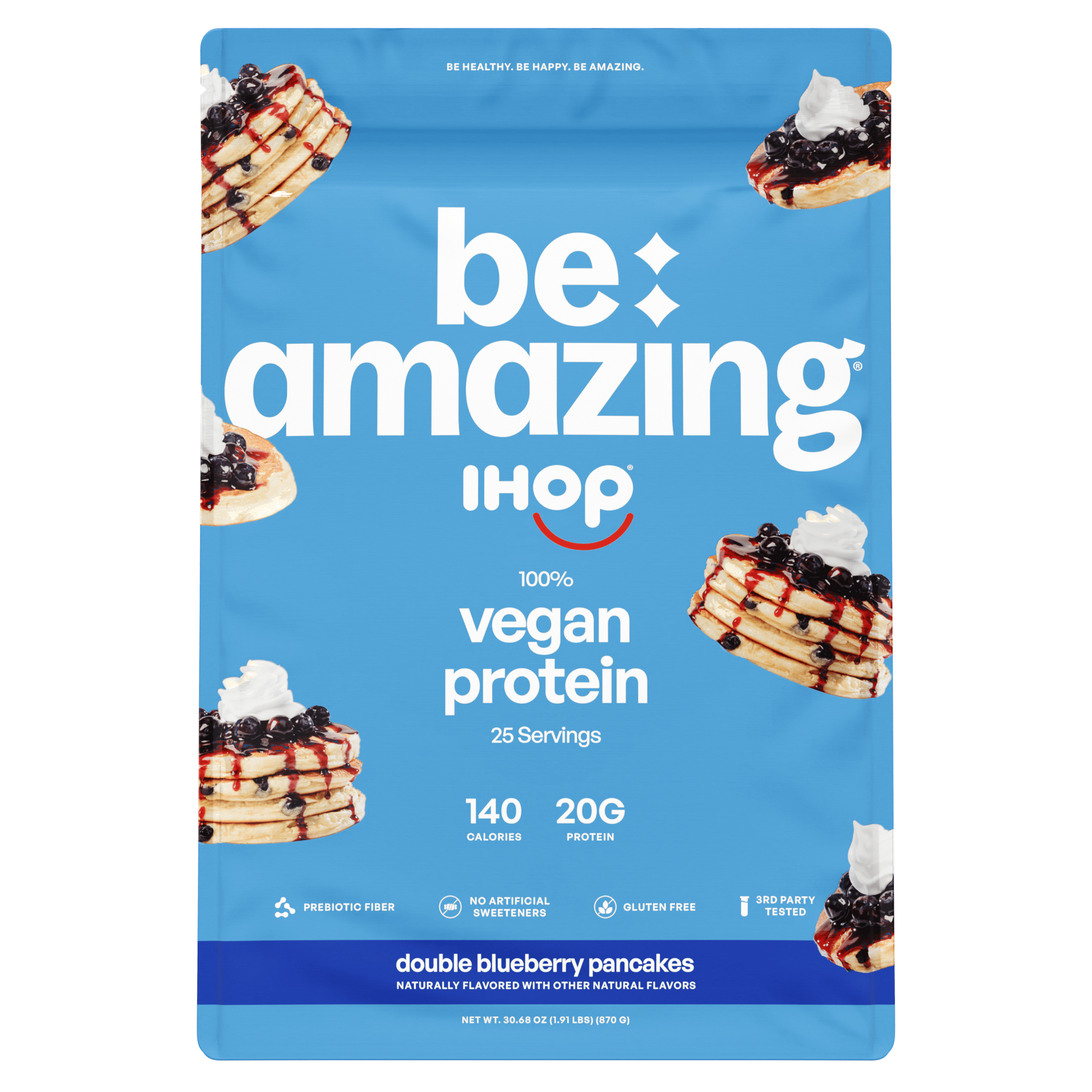 Vegan Protein Powder – Plant-Based, 20g Protein, Natural Vanilla